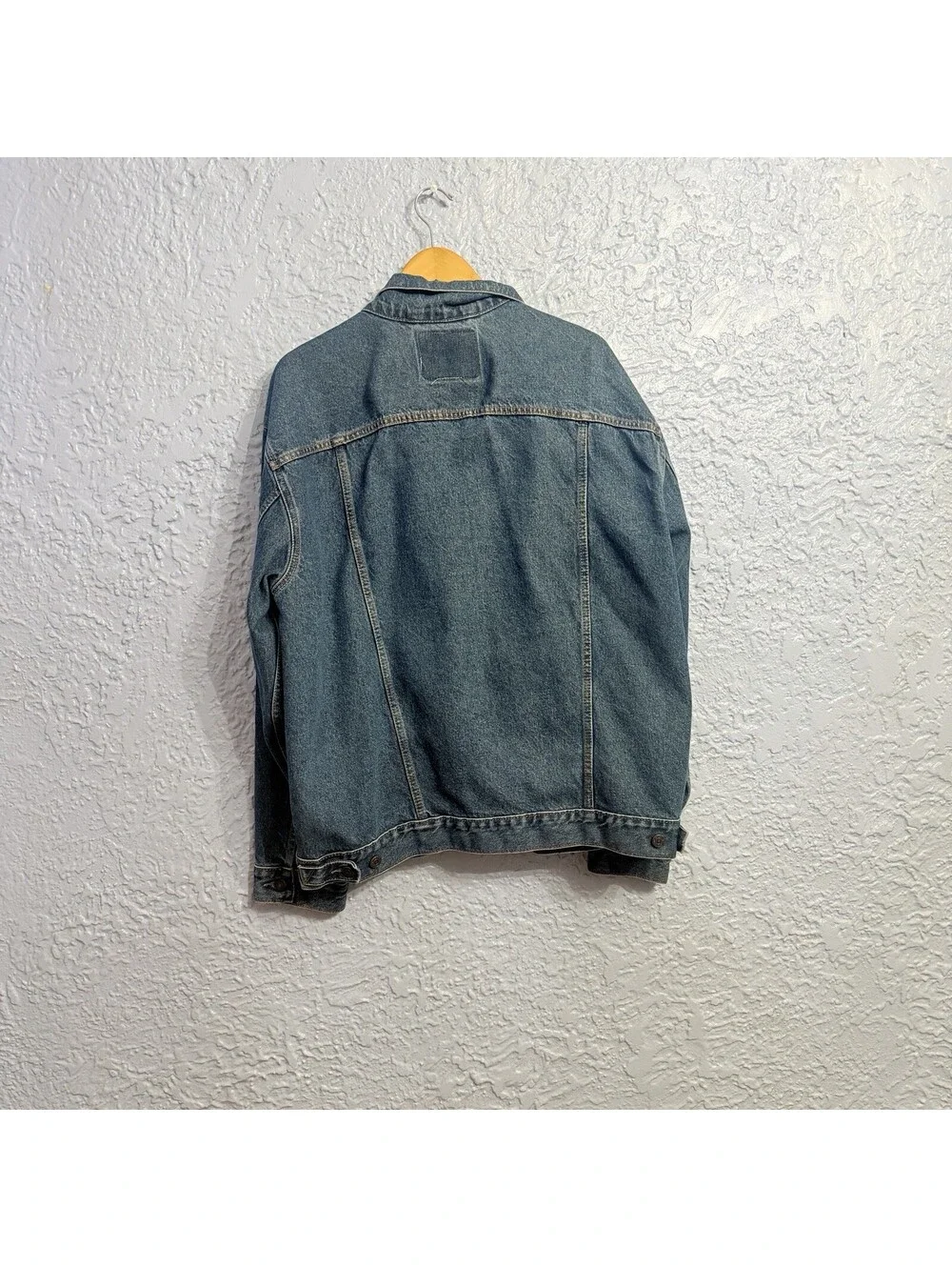 Levi Strauss Signature Men’s Trucker Jean Jacket Blue XL Button Front Pockets